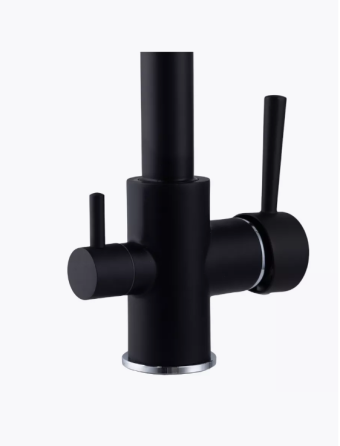 Змішувач для кухні з під'єднанням під фільтр Mixxus Premium Mafin 021 (Black) чорний латунь (MI5931) Чернівці