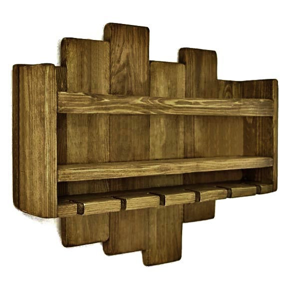 Настінна винна полиця "Нара" мускат Миколаїв - фото 1