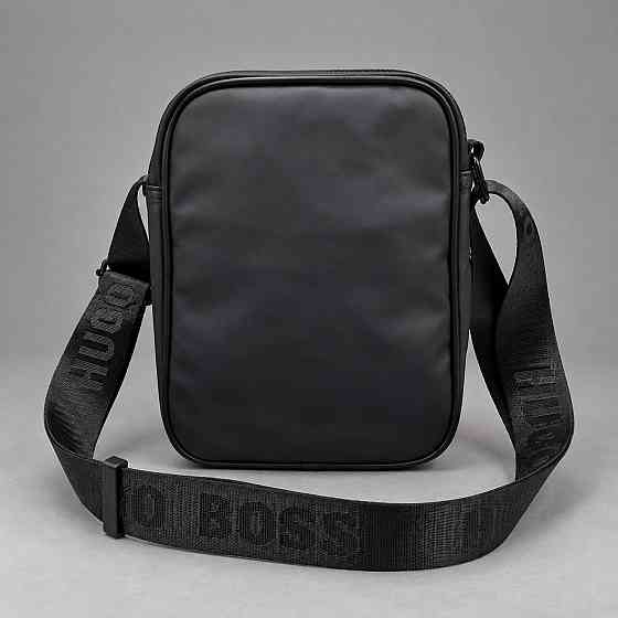 Брендовая мужская борсетка, сумка на плечо Hugo Boss (E-08) Киев