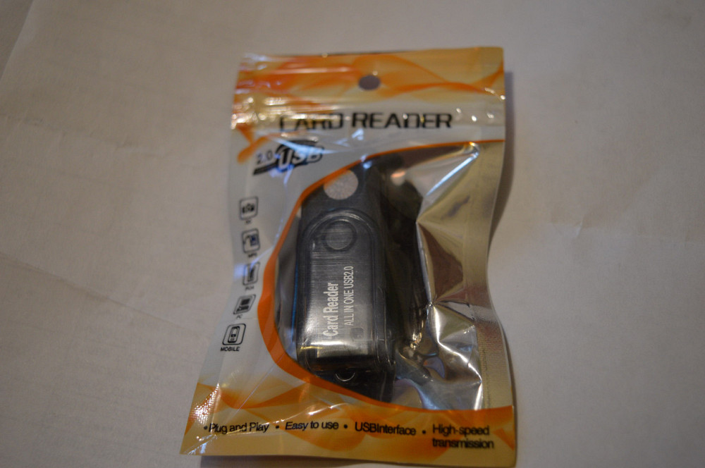 Картридер micro 4in1 пластик тех.пакет (Mix) 1 Полтава - изображение 1