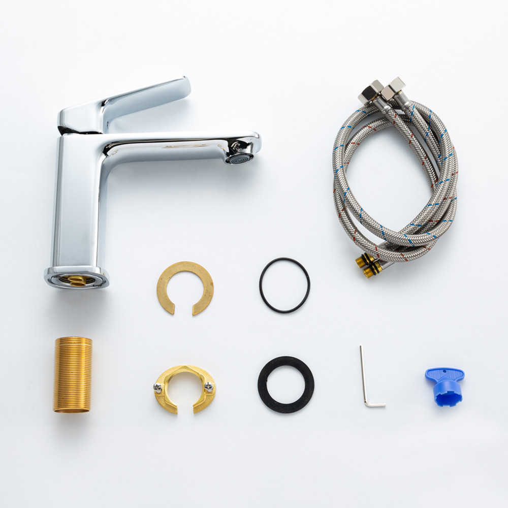 Смеситель для умывальника GAPPO G1028, хром Киев - изображение 5