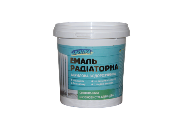 Эмаль акриловая для радиаторов отопления 0.8 Akrilika Харьков - изображение 1