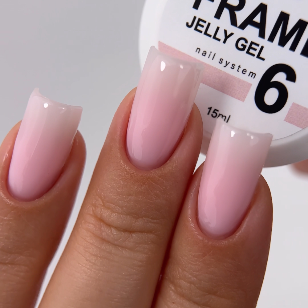 Гель-желе для нарощення нігтів Crooz Frame Jelly gel 06 15мл Херсон - фото 1