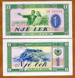 Албанія/Albania 1 leke 1976 Pick 40 UNC Полтава