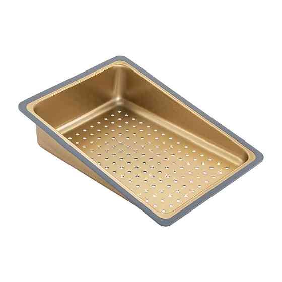Кухонная мойка GAPPO GS 7547-13 PROFI 750*470 в комплекте со смесителем (3.0/0.8 мм) золото/сатин Киев