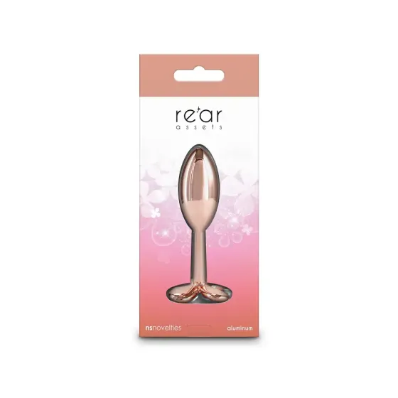 Анальна пробка NS Novelties Rear Assets - Clover - Rose Gold Львів