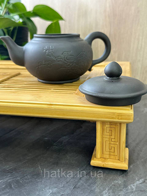 Чайник заварювальний ісинська глина 750 мл "Весна" темний Т2560-1 Київ - фото 2