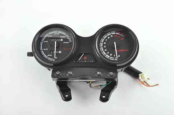 Панель приборов (в сборе) мотоцикл Ямаха ЮБР 125 (140км/ч, тахометр, черная) (#MY-127) Мукачево