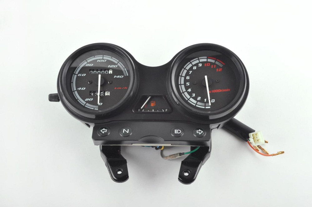 Панель приладів мотоцикл Ямаха ЮБР 125 (140км/ч, тахометр, чорна) (#MY-127) Мукачево - фото 1