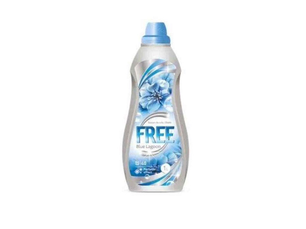 Кондиціонер 1л помякшувач для білизни BLUE LAGOON ТМ FREE Київ - фото 1
