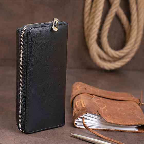 Кошелек кожаный женский ST Leather 19292 Черный Киев