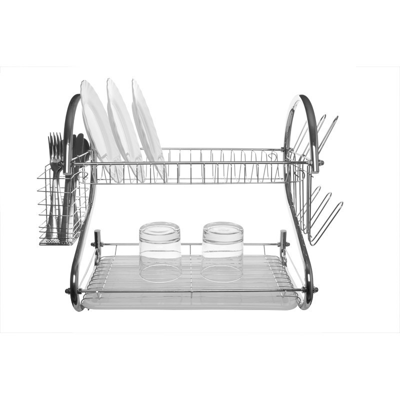 Сушилка для посуды с нержавеющей стали  50х20х30см UNIQUE UN-2002 Одесса - изображение 3