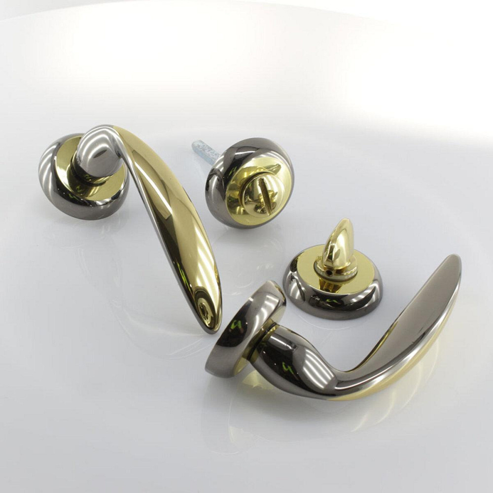 Ручка Mandelli 3091 Tucano зол / чер.никель R вж Киев - изображение 2