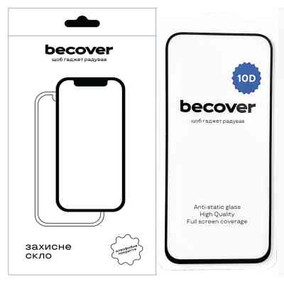 Стекло защитное BeCover Google Pixel 8a 10D Black (711491) Винница