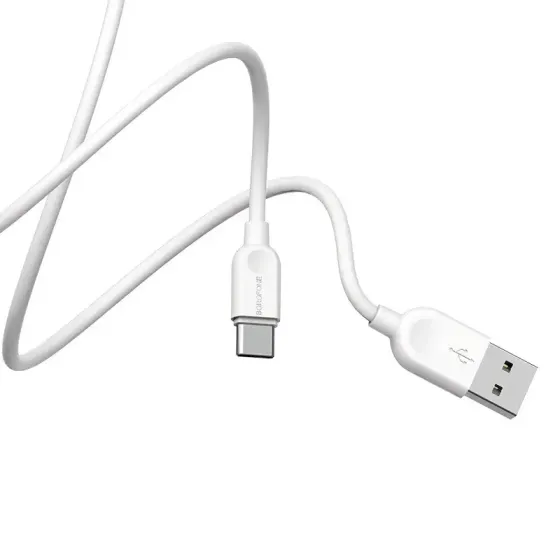 Кабель USB - Type C 2 м, 3 А, РВХ, прямі роз'єми, Borofone BX14 LinkJet, максимальний струм 3 А Київ