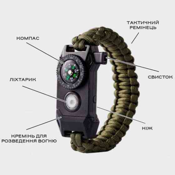 Годинник чоловічі тактичний наручнийі Besta NanoBand Profi з компасом 6 в 1 Київ