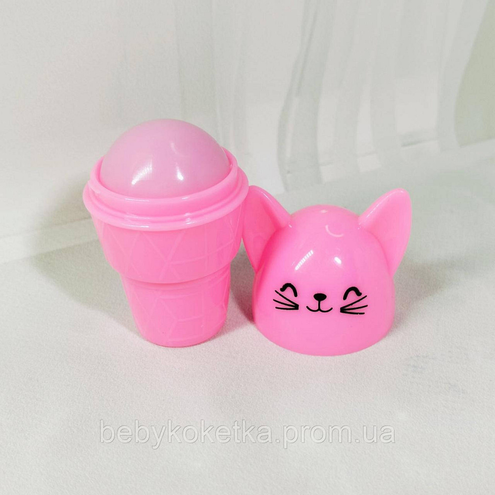Дитячий бальзам для губ зволожувальний Magic Your Life Lip Balm Морозиво Котик Львів - фото 2