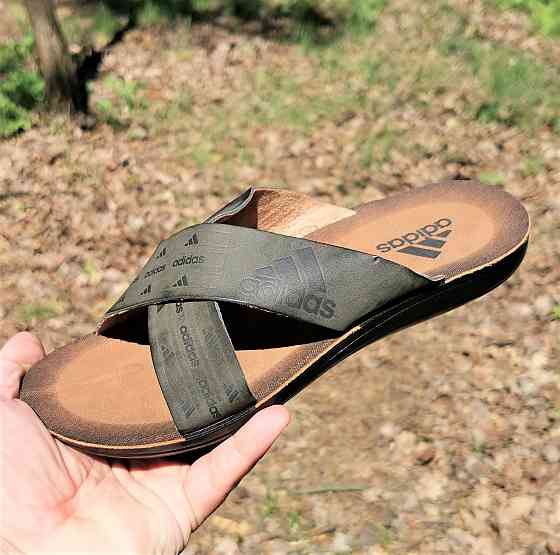 Чоловічі Шлепанці Тапочки Adidas Сланці Сері Адас ( розміри: 40,41,43,44) Дніпро