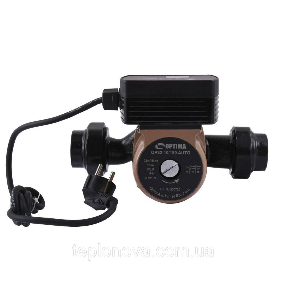 Насос циркуляційний енергоощадний Optima OP32-10AUTO 180 мм + гайки Чернівці - фото 1