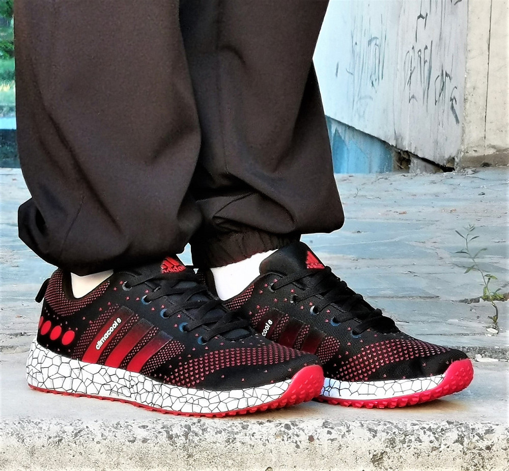 Кросівки Adidas Climacool Чорні Чоловічі Адіас Червоні (розміри: 41,42,43,44,45) Дніпро - фото 7