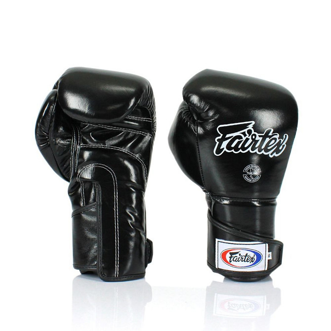 Боксерські рукавиці Fairtex BGV6 Black 14 унцій (бинти в комплекті) Кам'янське - фото 3