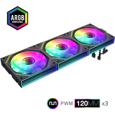 Кулер для корпуса Gamemax FN12A-S3I Винница - изображение 2