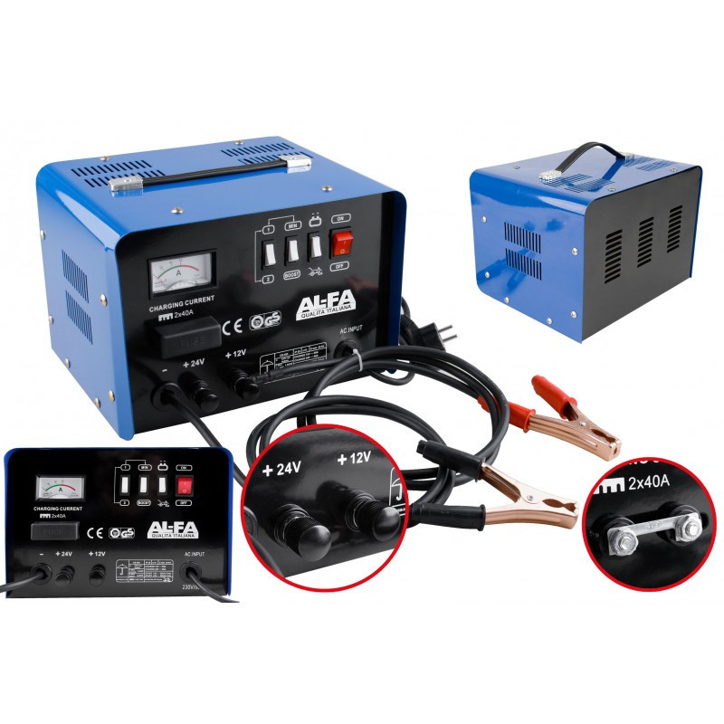 Пуско-зарядний пристрій професійний AL-FA ALCC7 – Італія, гарантія 12 міс Івано-Франківськ - фото 4