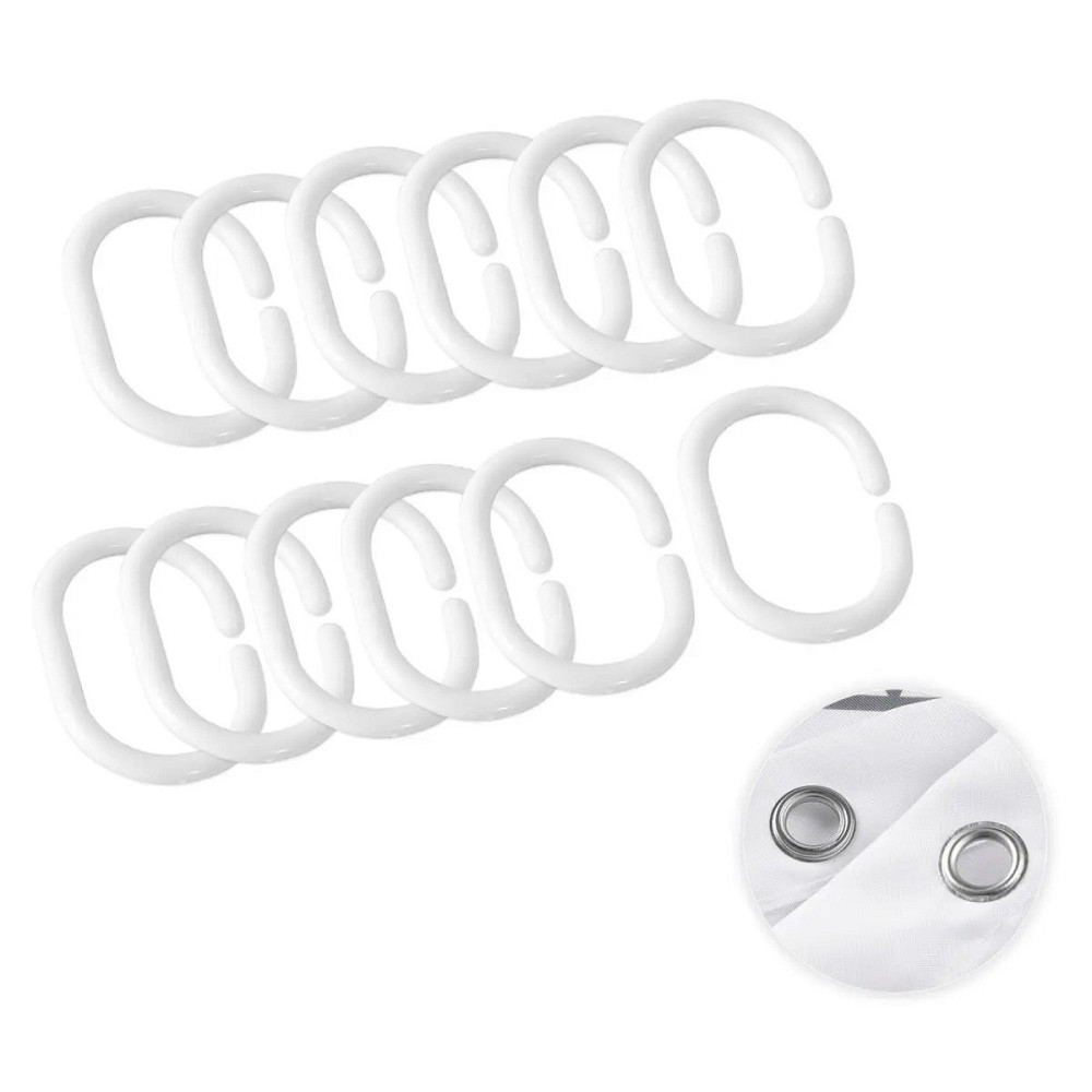 Шторка для ванной и душа с кольцами 180x180 см водоотталкивающая, шторка для ванной и душевой с крючками,цвет белый гранит Каменец-Подольский - изображение 2