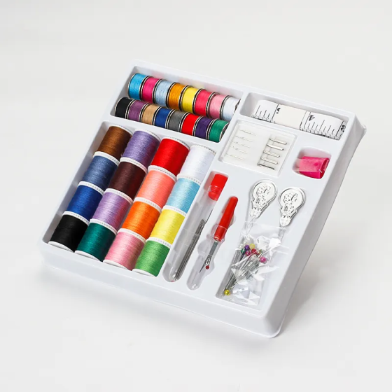 Набор ниток и иголок для шитья, 16 цветных ниток и иголки в наборе Каменец-Подольский