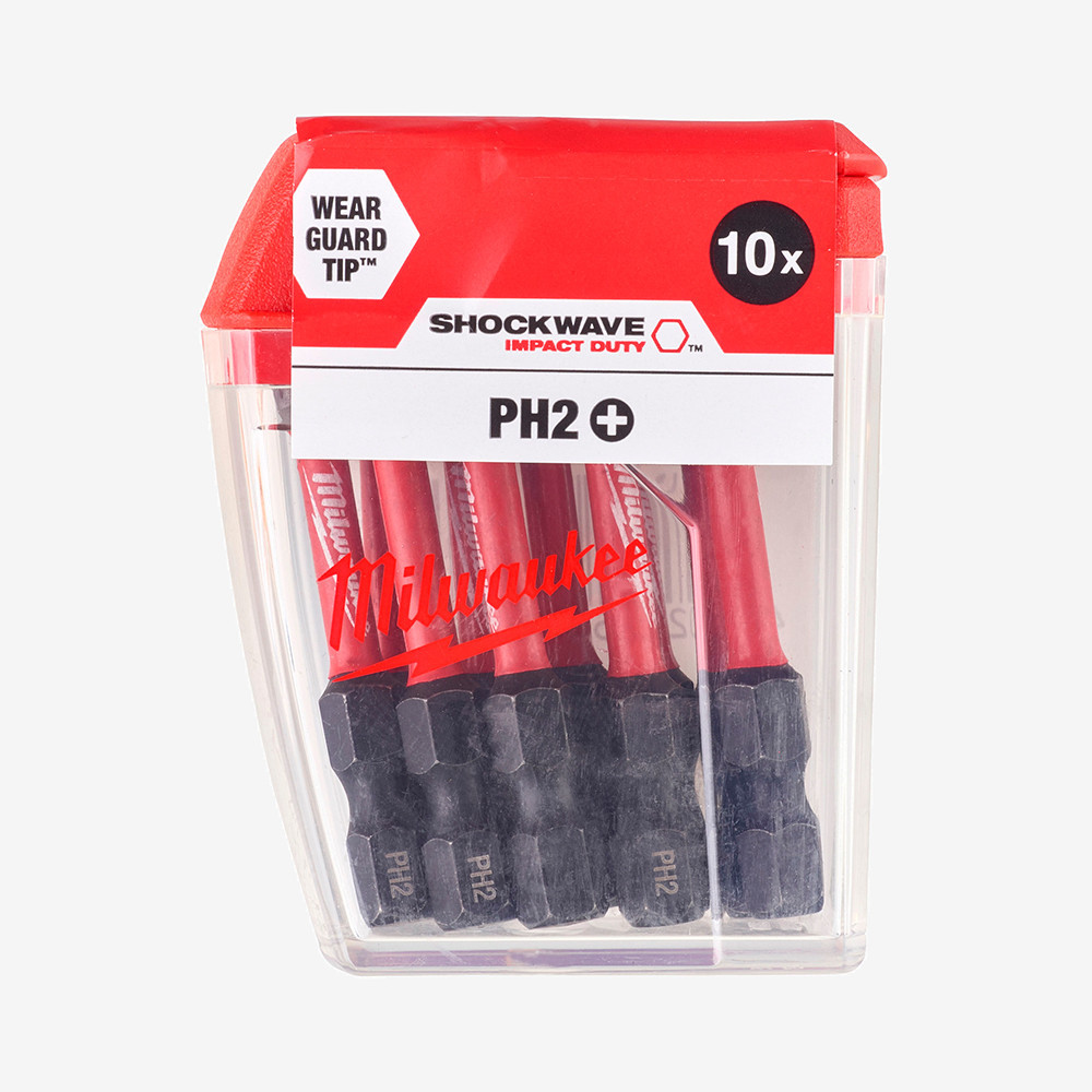 Бита SHOCKWAVE MILWAUKEE, PH2, 50мм, (10шт) Одесса - изображение 2