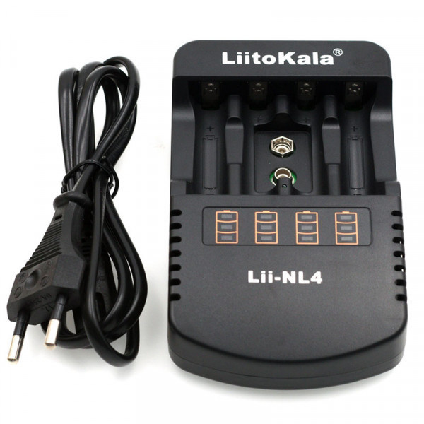 Зарядний пристрій LiitoKala Lii-NL4, 4x(NiMH/NiCd) + 1*9V(крона) (Lii-NL4) Київ - фото 6