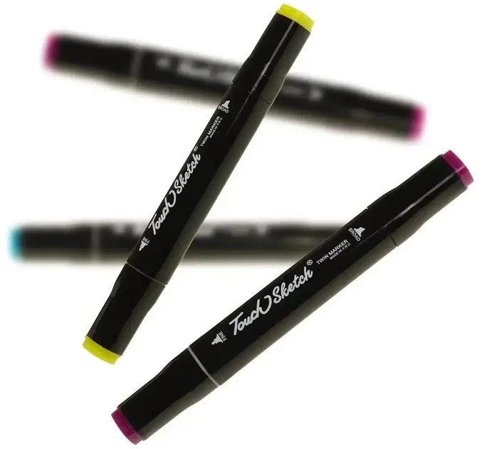 Набор двухсторонних маркеров, Sketch Marker, 24 цветов,в сумке Одесса - изображение 9