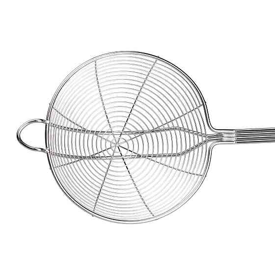 Шумовка из нержавеющей стали Ø 16 см для фритюра с длинной ручкой HP-19-16-16CM Киев