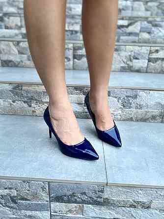 Comer Туфлі жіночі COMER темно-сині еко-лак каблук 8.5 см ( ) 37р.38р.40р. Коломия