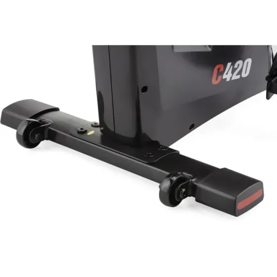 Велотренажер электромагнитный York Fitness C420 черный с красным Киев