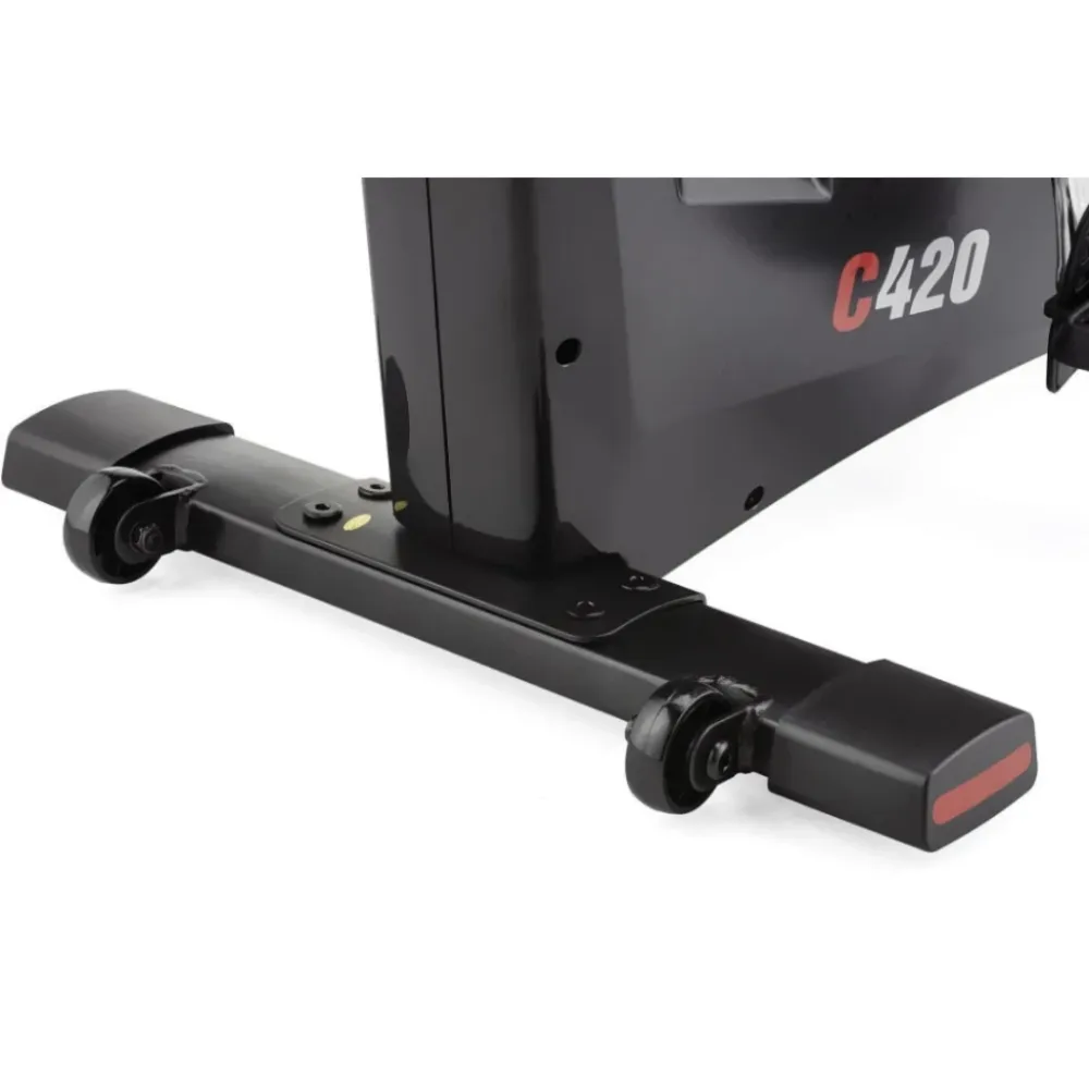 Велотренажер электромагнитный York Fitness C420 черный с красным Киев - изображение 4