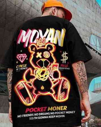 Футболка чоловіча с принтом  42 Чорний 2664090250 Дніпро