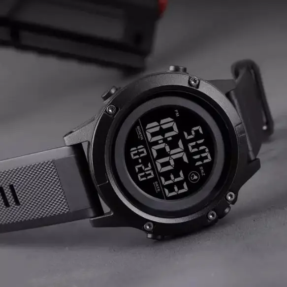 Мужские спортивные часы Skmei 1508 (Черные с черным) Винница - изображение 5