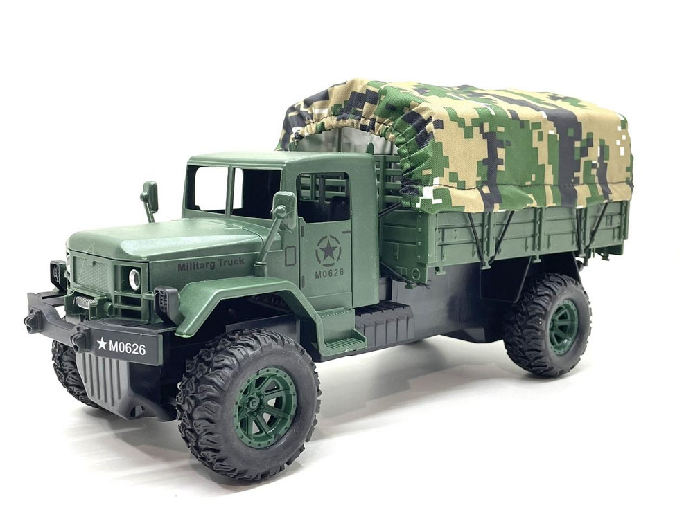 Машина Військова вантажівка на пульті управління масштаб 1:18 Темно-зелений (0626BK) Чернигов - изображение 1