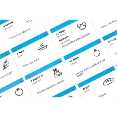 Обучающий набор English Student Карточки для изучения английского языка Elementary A1, украинский (39122560) Винница