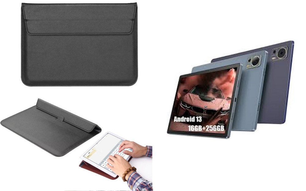 Чохол-конверт VitoCase для Ainuevo Tab S9, з функцією підставки для планшета Чорний Київ - фото 1