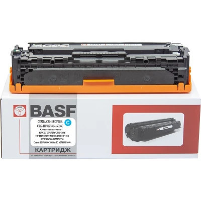 Картридж BASF HP CLJ CP1525n/CE321A/CB541A/CF211A Cyan (BASF-KT-CE321A-U) Винница - изображение 1