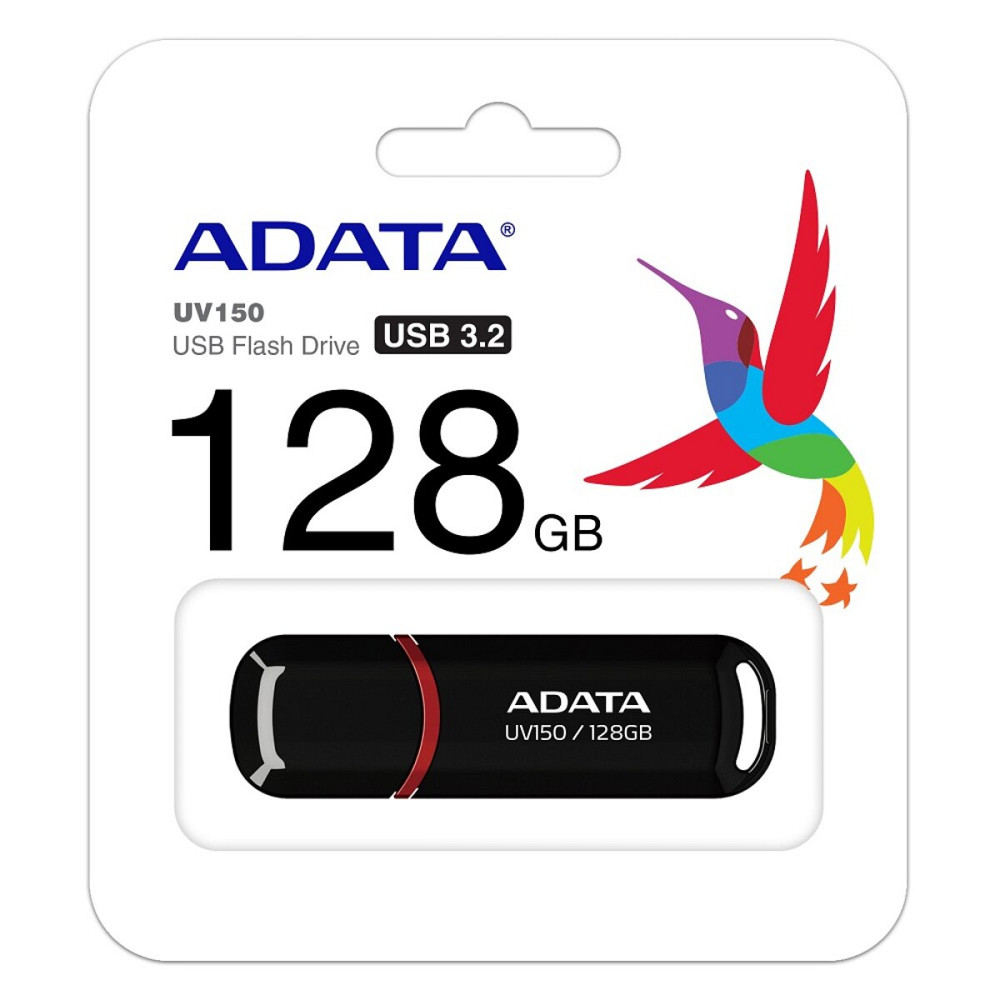 Flash A-DATA USB 3.2 UV 150 128Gb Black Київ - фото 2