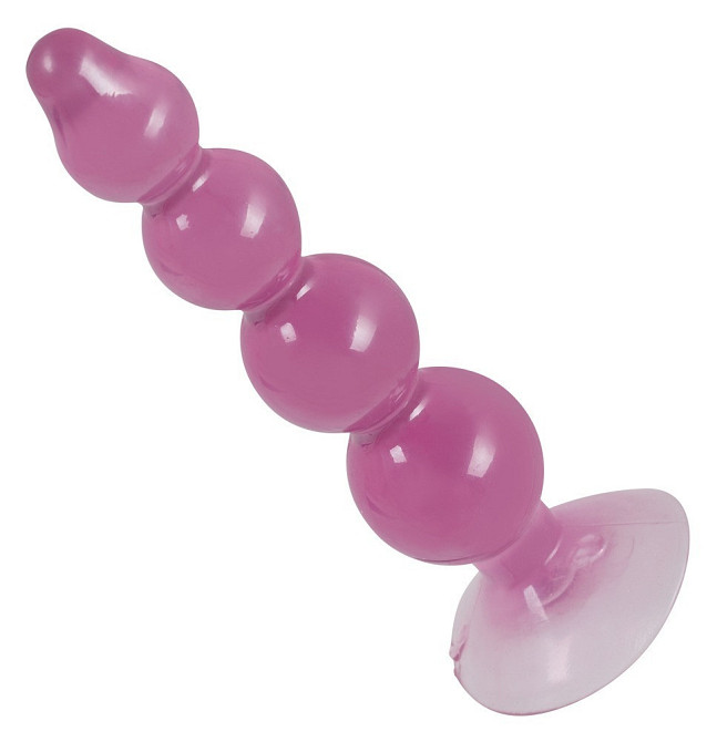 Анальні кульки на присосці Anal Beads Sex Aura Київ - фото 4