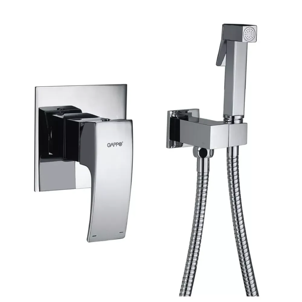 Гігієнічний душ прихованого монтажу GAPPO G7207 хром Київ - фото 1