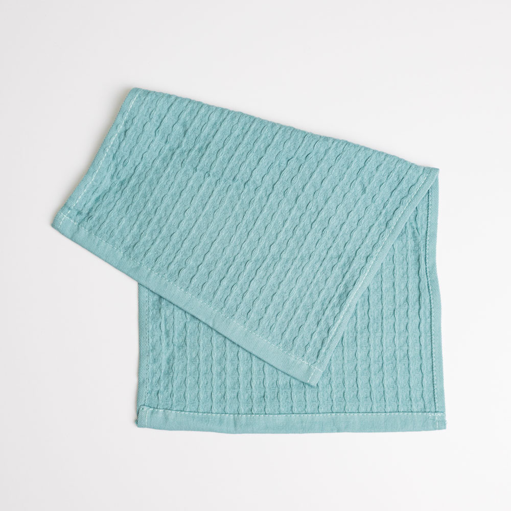 Вафельний рушник для кухні YouStar 30х50 см 260г/м2 (Бірюзовий) Суми - фото 1