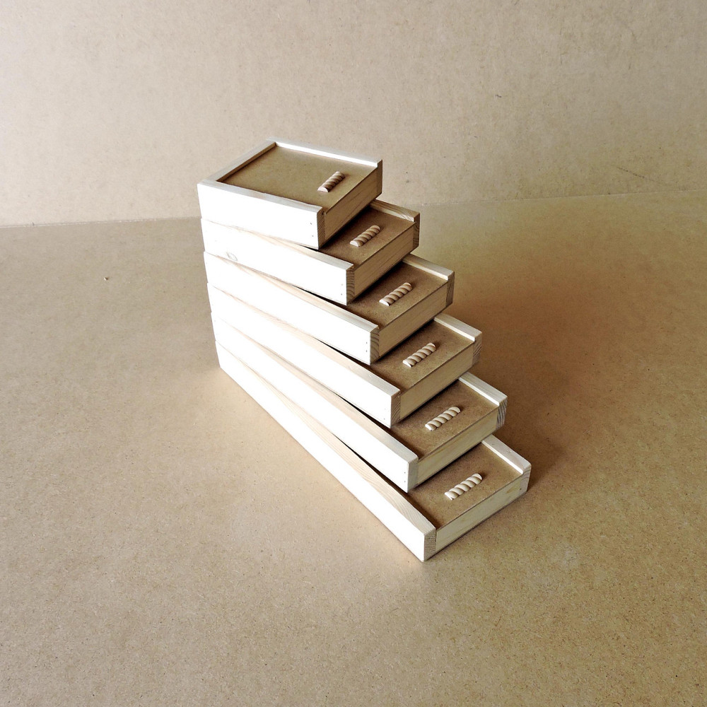 Пенал дерев'яний "Конвалія" 15х15х4см Миколаїв - фото 5