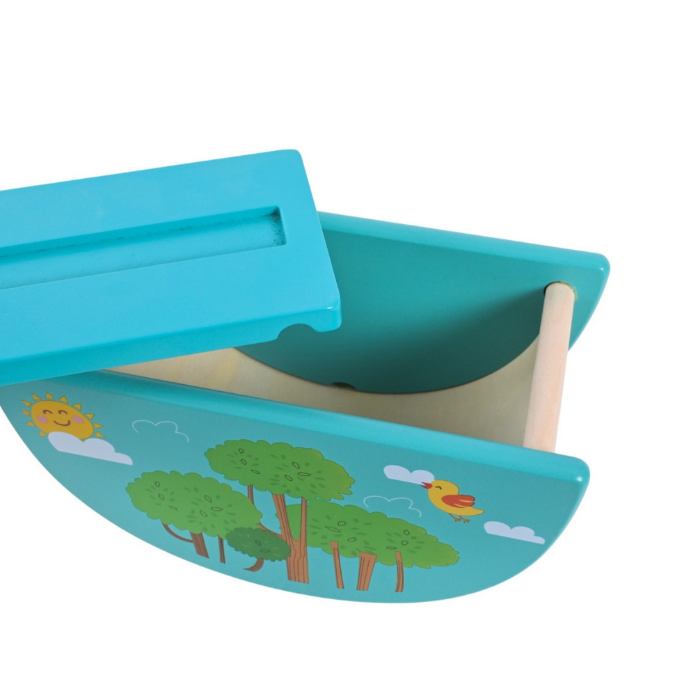 Дерев'яна іграшка Балансир-шнурівка 2 в 1 C9406 Вінниця - фото 4