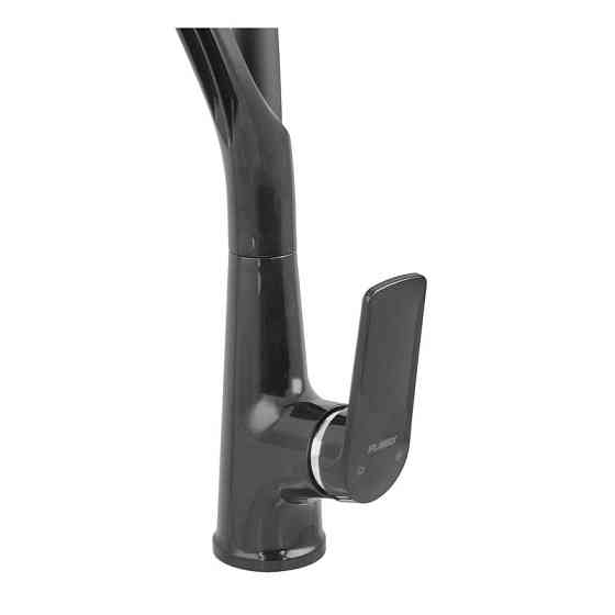 Змішувач для кухні Plamix Lucas-017 SET BLACK REFL.Black з підведенням   ( PM0717 ) 38898 Харьков