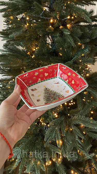 БЛЮДО НОВЕ СЕРВОВАНЕ "CHRISTMAS DELIGHT" 16СМ + ПОДАРУНОВА ПАКОВАННЯ Київ - фото 2